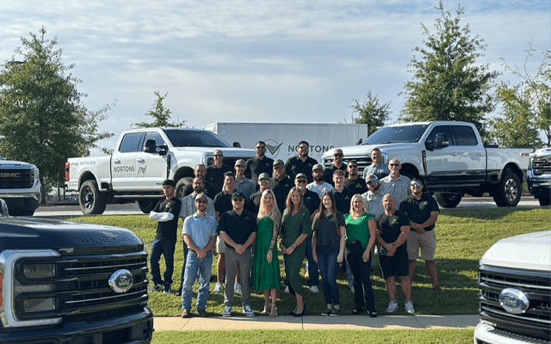 Completed roof replacement by Nortons Roofing in Northwest Arkansas