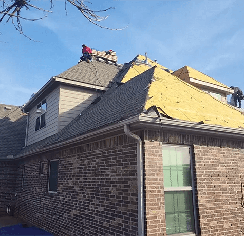 Low slope roof system installed by Nortons Roofing